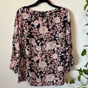 Banana Republic Floral Print Blouse | M